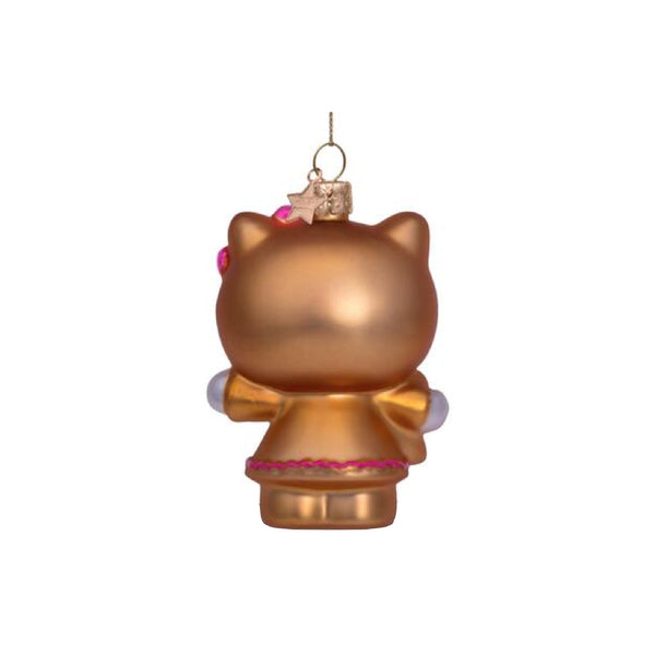 Ornament Glass Hello Kitty Gingerbread 玻璃聖誕掛飾 Vondels