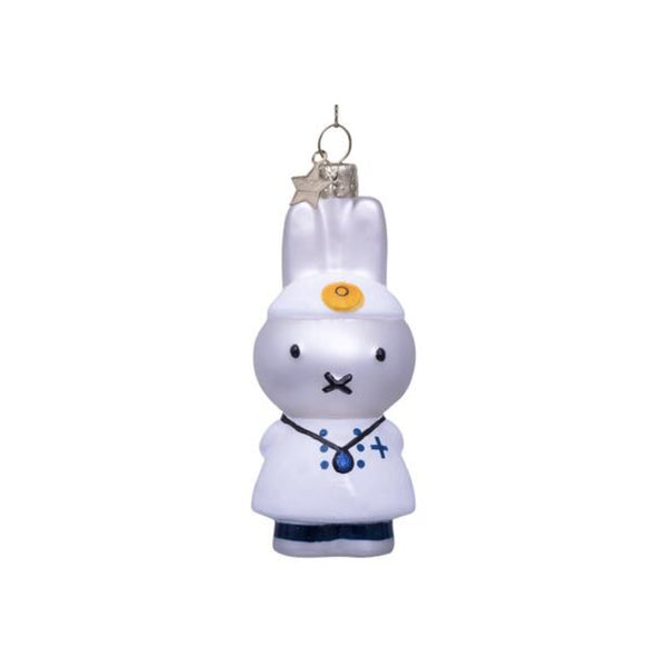 Ornament Glass Nijntje Miffy Doctor 玻璃聖誕掛飾 Vondels