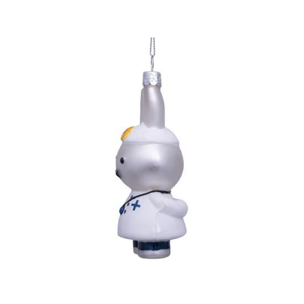 Ornament Glass Nijntje Miffy Doctor 玻璃聖誕掛飾 Vondels