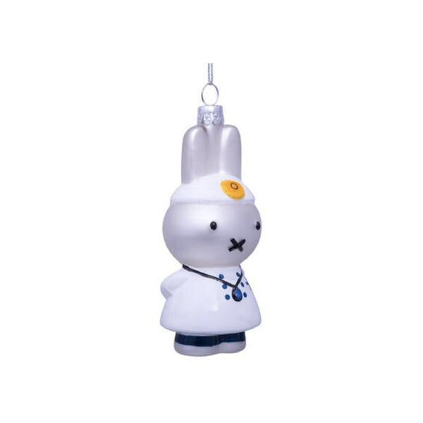 Ornament Glass Nijntje Miffy Doctor 玻璃聖誕掛飾 Vondels