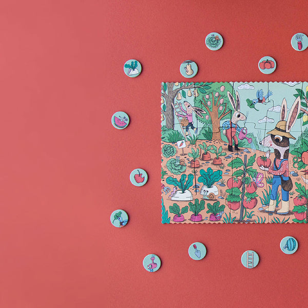 Rabbit's Garden Puzzle 拼圖 Londji