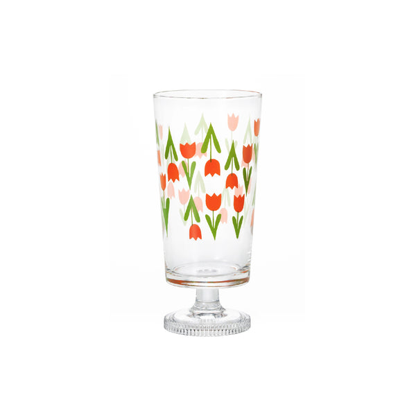 Retro Tumbler with Stem - Tulip 鬱金香復古高腳杯 ADERIA