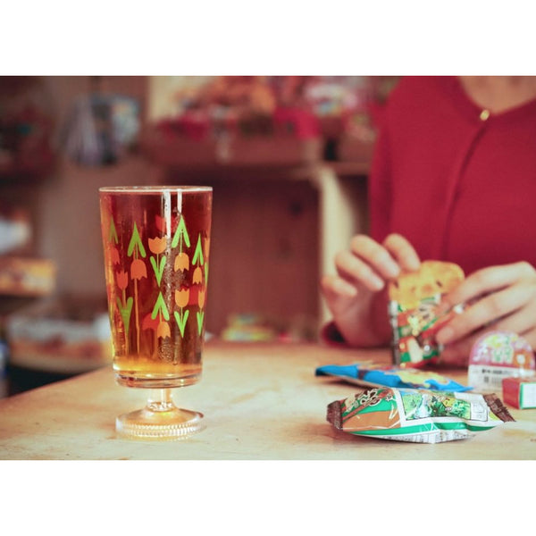 Retro Tumbler with Stem - Tulip 鬱金香復古高腳杯 ADERIA