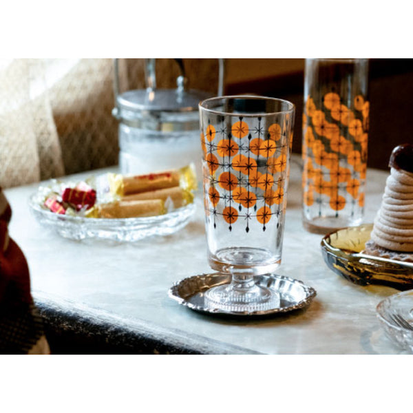 Retro Tumbler with Stem - Fence 柵欄復古高腳杯 ADERIA