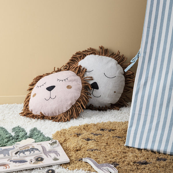 Ferm Living Safari Cushion - Lion Natural