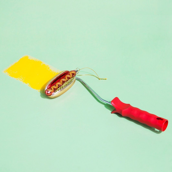 Hotdog Ornament Glass 玻璃掛飾