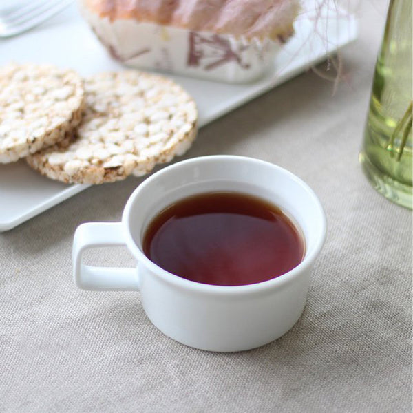 TY Tea Cup Handle White 有田燒茶杯 1616 / arita japan
