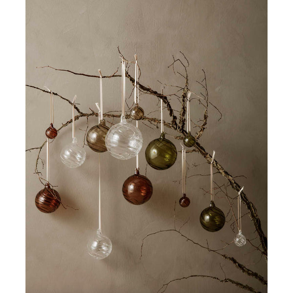 Twirl Ornaments S - Set of 8 手工玻璃吊飾 Ferm Living