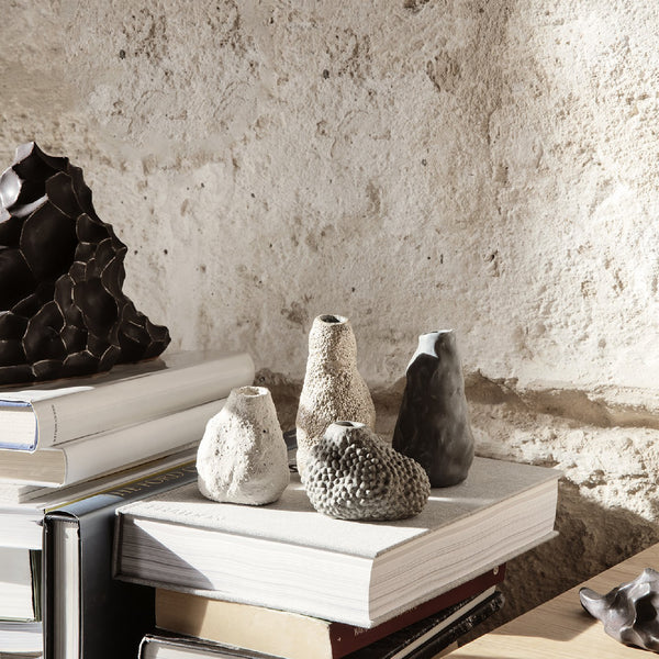Ferm Living Vulca Mini Vase - Metallic Coral