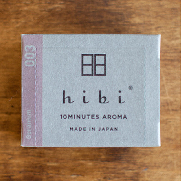 hibi matches 10MINUTES AROMA