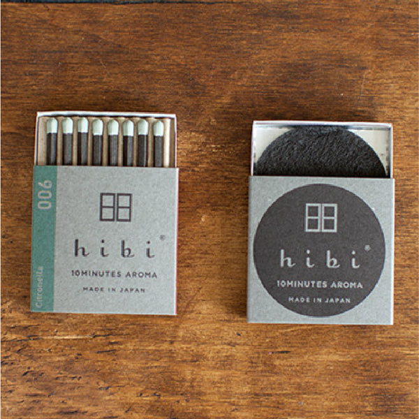 hibi matches 10MINUTES AROMA