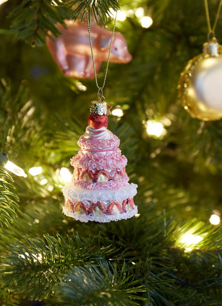 Strawberry Cake Ornament Glass 玻璃掛飾